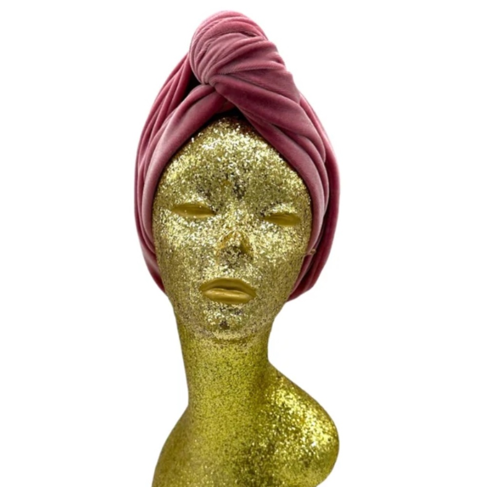 Julia Clancy Dusty Pink Turban NWOT